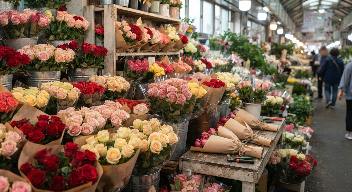 Goyang cut flowers