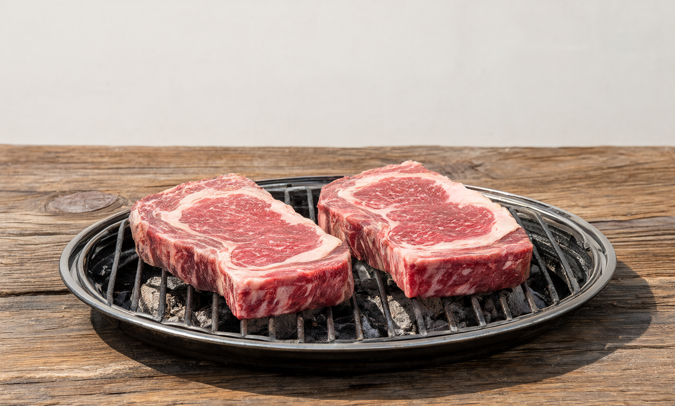 Hongseong hanu beef and handon pork