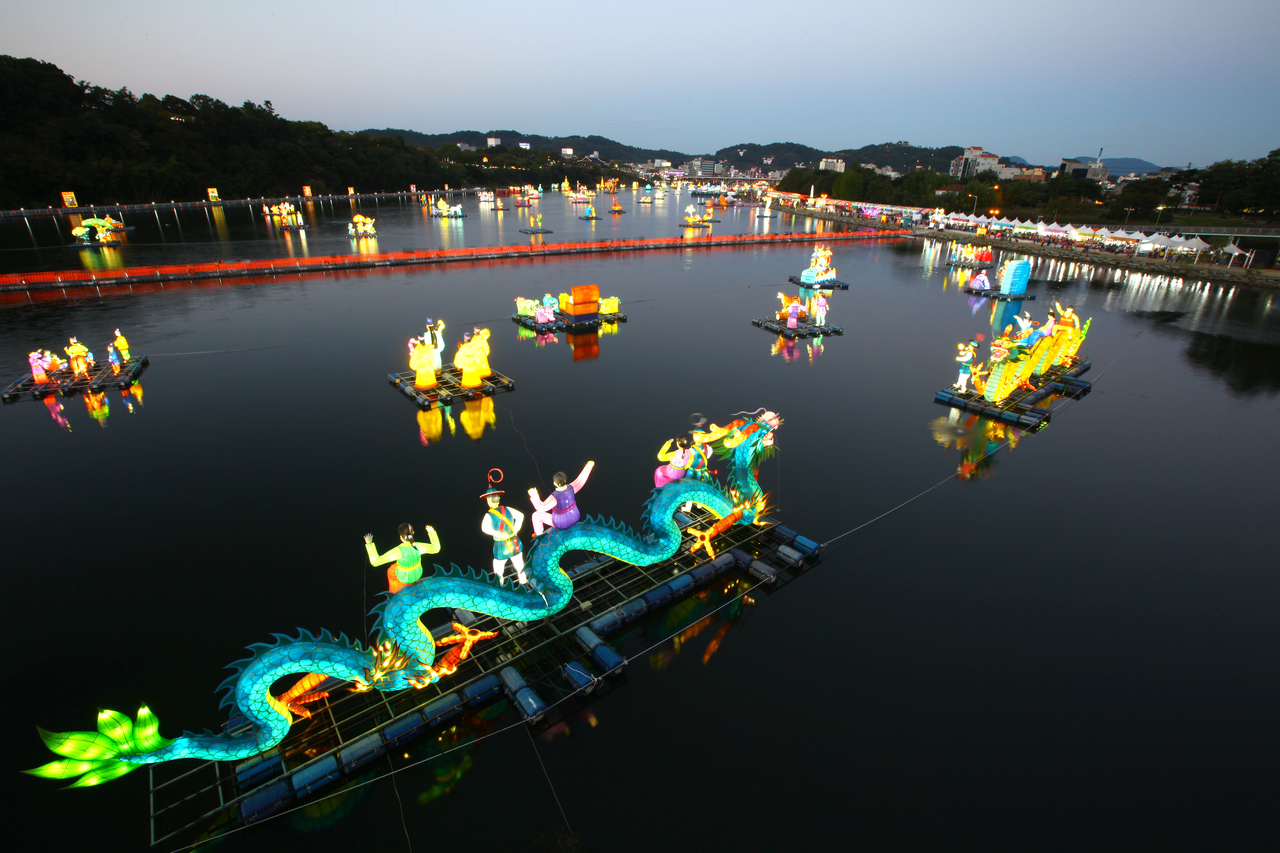 Jinju Namgang Lantern Festival festival