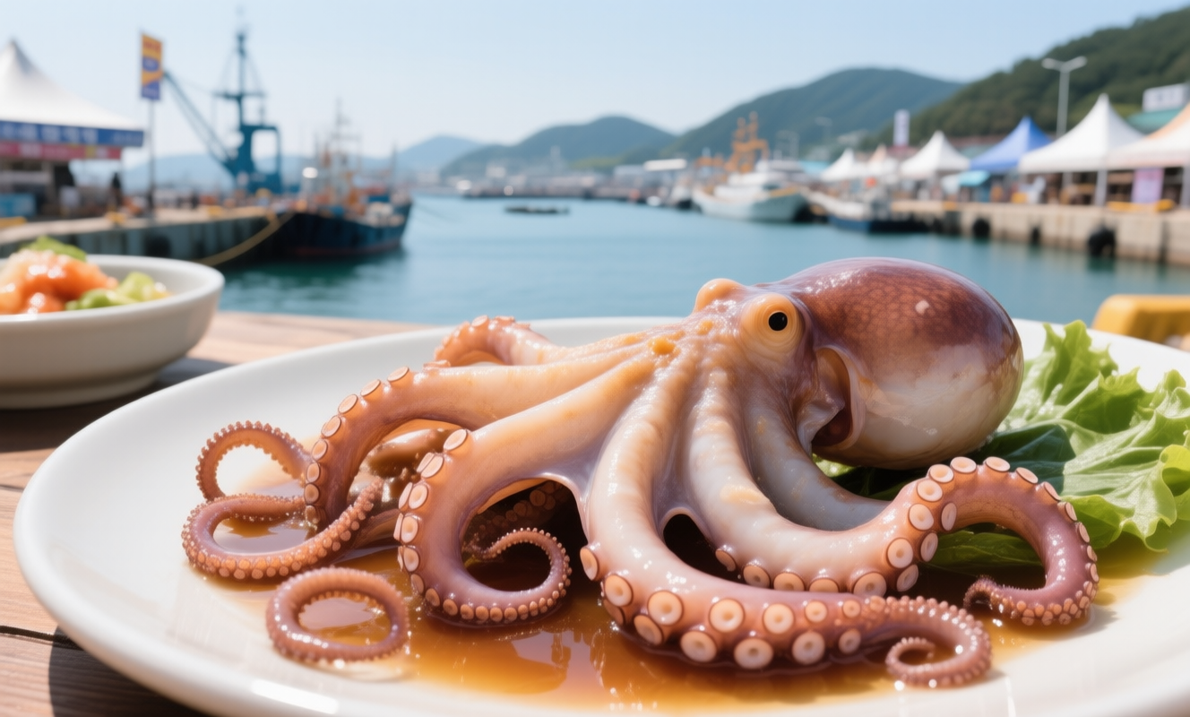 Sebal-nakji (thin-legged octopus)