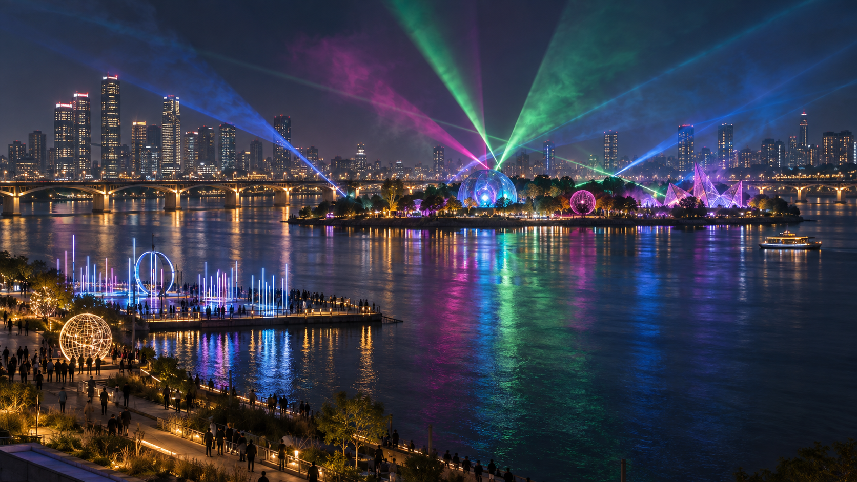 Seoul Light Hangang Bitseom Festival festival