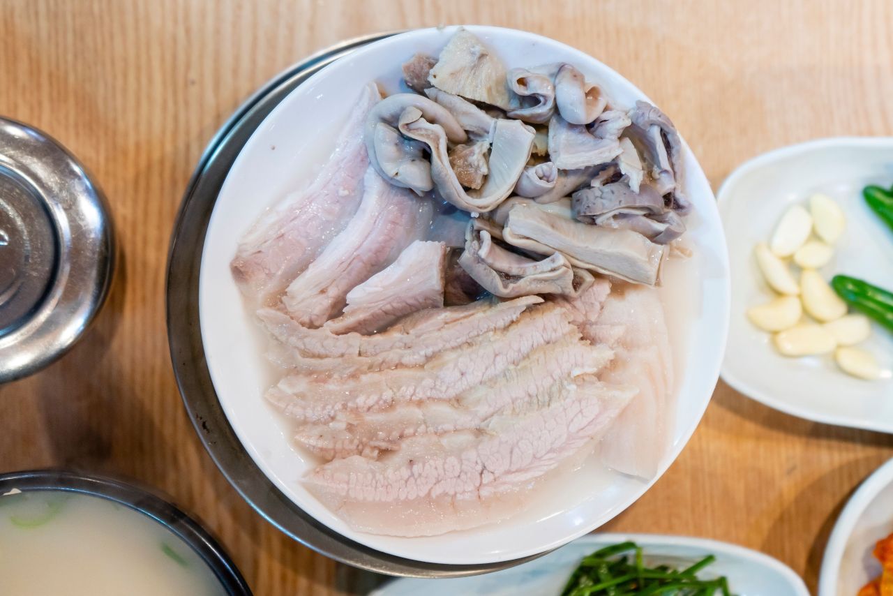 Busan-style pork soup with rice